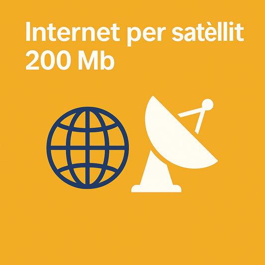 🌍 Internet per satèl·lit 200 Mb