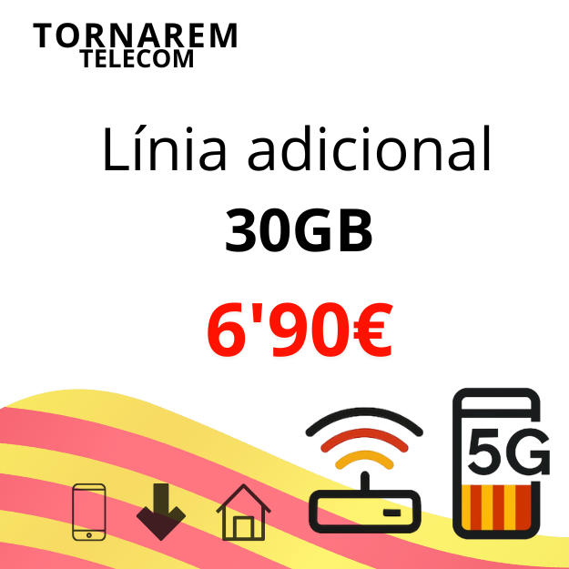 Línia addicional 30 GB