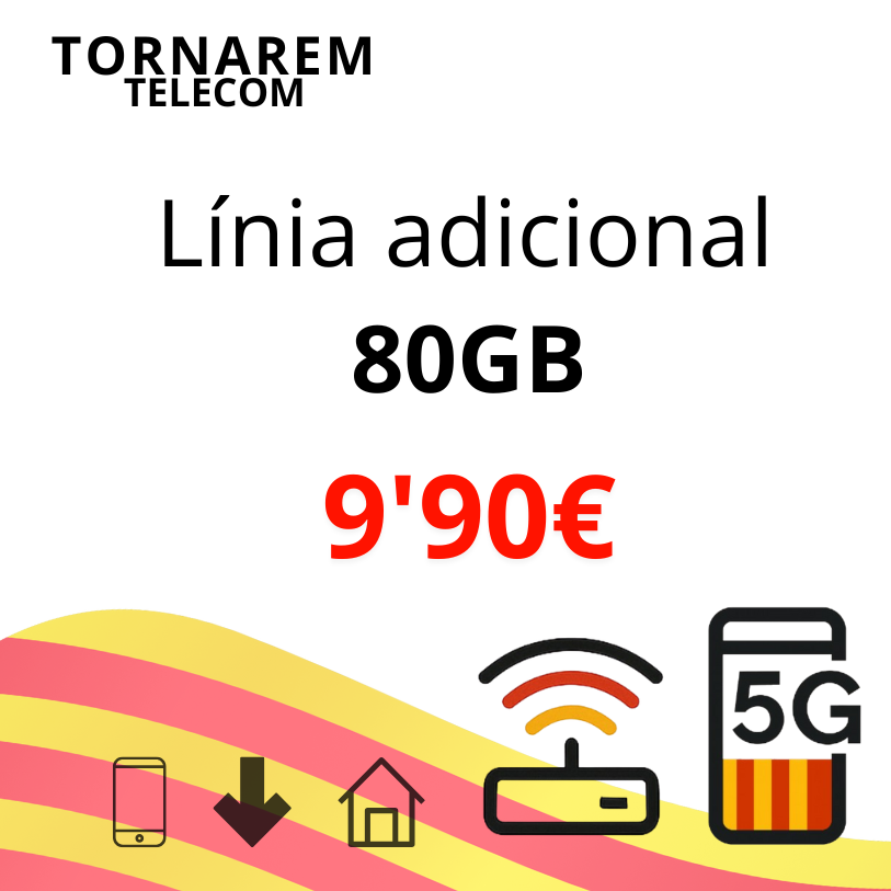 Línia addicional  80 GB