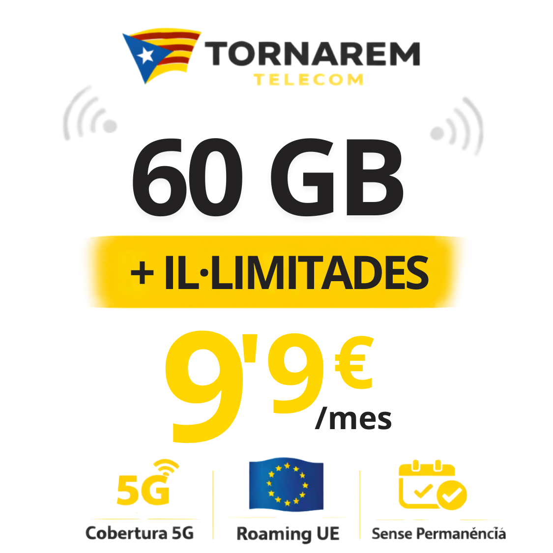 60 GB + TRUCADES IL·LIMITADES
