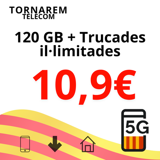 120 GB + TRUCADES IL·LIMITADES