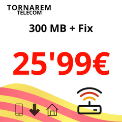 Fibra Tornarem 300 Mb + Fix