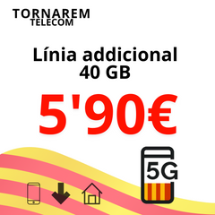 Línia addicional 40 GB